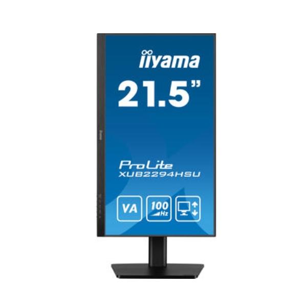 iiyama ProLite XUB2294HSU-B6 Monitor PC 54,6 cm (21.5") 1920 x 1080 Pixel Full HD LCD Nero [XUB2294HSU-B6]