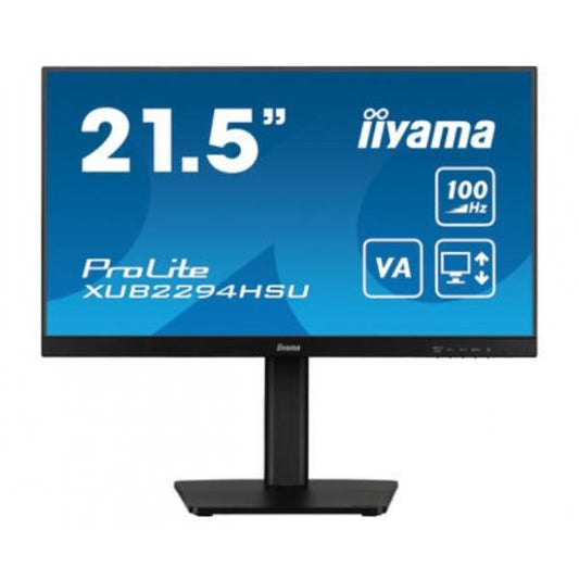 iiyama ProLite XUB2294HSU-B6 Monitor PC 54,6 cm (21.5") 1920 x 1080 Pixel Full HD LCD Nero [XUB2294HSU-B6]