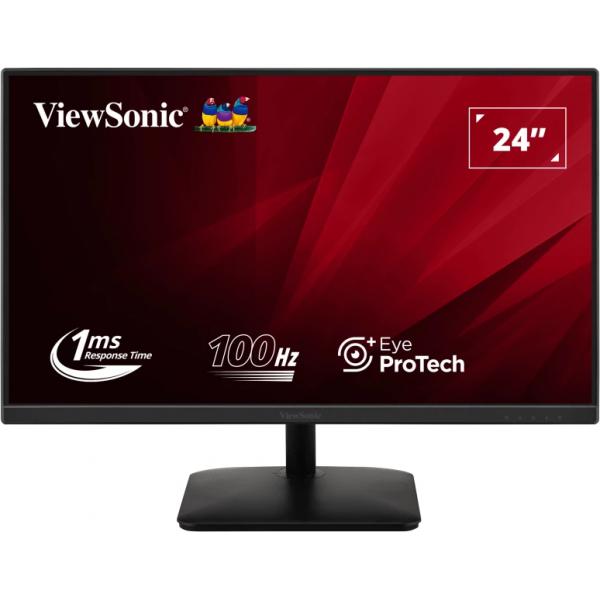 Viewsonic VA2408-MHDB Monitor PC 61 cm (24") 1920 x 1080 Pixel Full HD LED Nero [VA2408-MHDB]