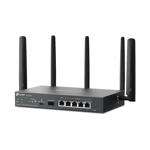 TP-Link Omada ER706W-4G Gigabit Ethernet Enrutador inalámbrico de doble banda (2,4 GHz/5 GHz) Negro [ER706W-4G] 