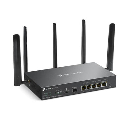 TP-Link Omada ER706W-4G Gigabit Ethernet Enrutador inalámbrico de doble banda (2,4 GHz/5 GHz) Negro [ER706W-4G] 