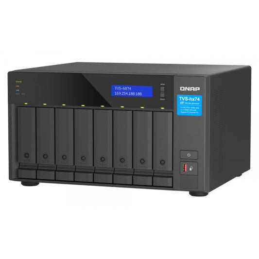 QNAP TVS-H874T-I7-32G server NAS e di archiviazione Tower Collegamento ethernet LAN Nero [TVS-H874T-I7-32G]