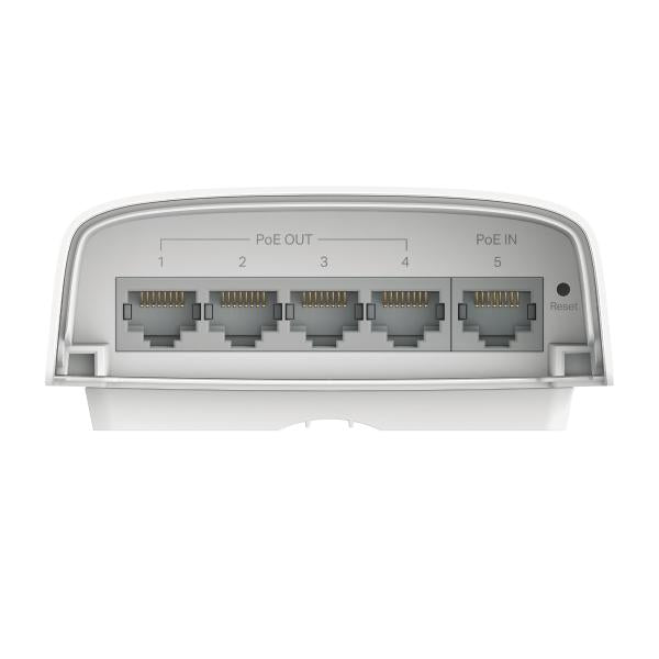 TP-Link SG2005P-PD switch di rete Gestito L2/L2+ 10G Ethernet (100/1000/10000) Supporto Power over Ethernet (PoE) Bianco [SG2005P-PD]