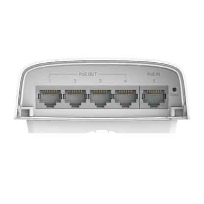 TP-Link - SG2005P-PD - Omada 5-Port Gigabit Smart Switch with 1-Port PoE++ in and 4-Port PoE+ out, 1x Gigabit PoE++ input Ports, 4x Gigabit PoE+ output Ports, 802.3at/af, max 64 W PoE Power [SG2005P-PD]