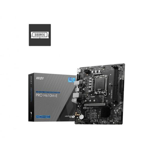 MSI PRO H610M-E scheda madre Intel H610 LGA 1700 micro ATX [PROH610M-E]