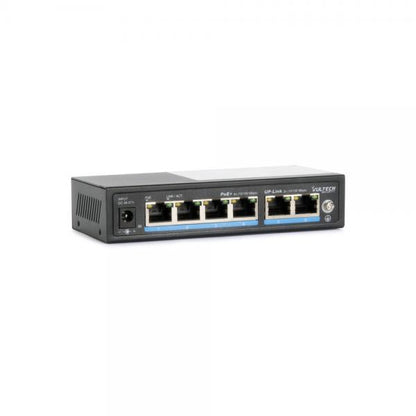 Vultech Security Switch PoE+ (No administrado) 4 puertos 10/100 FE + 2 puertos Uplink 10/100 FE [VS-POE2042FE-60W]