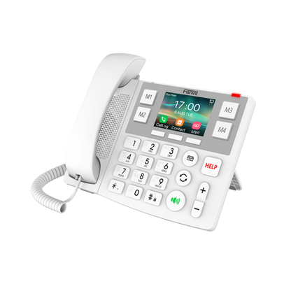 FAN-X305 - Telefono IP PoE per persone anziane e ipovedenti - Alimentatore non incluso FAN-X305 [FAN-X305]