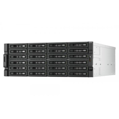 QNAP TL-R2400PES-RP contenitore di unità di archiviazione Box esterno HDD/SSD Nero, Grigio 2.5/3.5" [TL-R2400PES-RP]