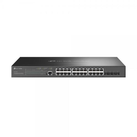 TP-Link JetStream 24-Port Gigabit and 4-Port 10GE SFP+ L2+ Managed Switch with 24-Port PoE+ [TL-SG3428XMP]