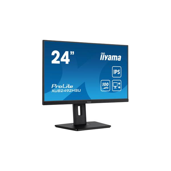 iiyama XUB2492HSU-B6 Monitor PC 60,5 cm (23.8") 1920 x 1080 Pixel Full HD LED Nero [XUB2492HSU-B6]