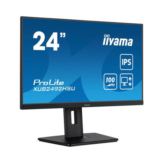iiyama XUB2492HSU-B6 Monitor PC 60,5 cm (23.8") 1920 x 1080 Pixel Full HD LED Nero [XUB2492HSU-B6]