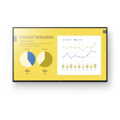 Sony FW-43EZ20L visualizzatore di messaggi Pannello piatto per segnaletica digitale 109,2 cm (43") LED Wi-Fi 350 cd/m 4K Ultra HD Nero Android 16/7 [FW-43EZ20L]