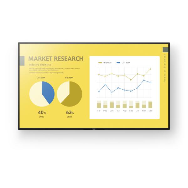 Sony FW-75EZ20L Message Display Digital Signage Flat Panel 190.5 cm (75") LED Wi-Fi 350 cd/m 4K Ultra HD Black Android 16/7 [FW-75EZ20L] 