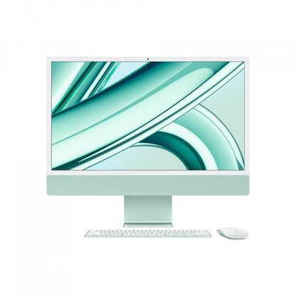 APPLE IMAC DE 24 PULGADAS CON PANTALLA RETINA 4.5K CHIP M3 CON CPU DE 8 NÚCLEOS + GPU DE 8 NÚCLEOS 8 GB 256 GB SSD VERDE [MQRA3T/A]