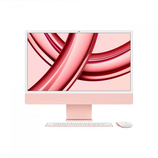 APPLE 24INCH IMAC WITH RETINA 4.5K DISPLAY M3 CHIP WITH 8CORE CPU +10CORE GPU 8GB 256GB SSD ROSA [MQRT3T/A]