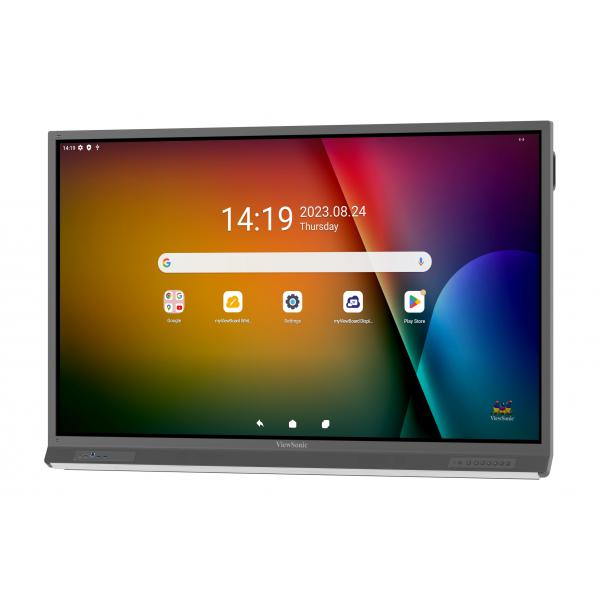 Viewsonic ViewBoard 52serie touchscreen - 65inch - 4K - Android 13.0 - IR 400 nits - 2x20W + sub 20W + array mic - 8/64GB [IFP6552-2F]