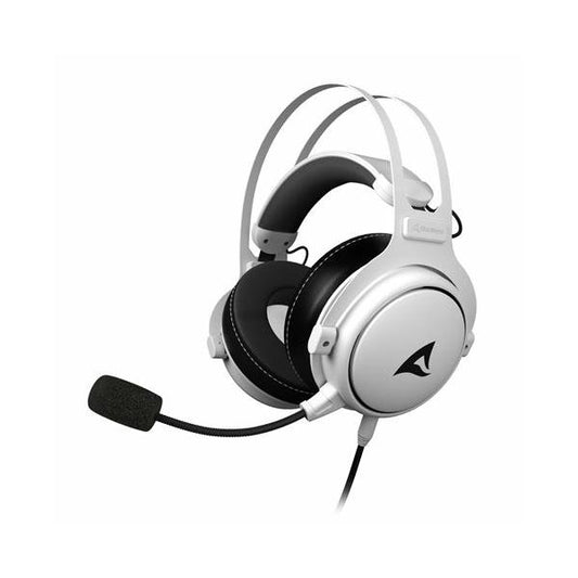 Sharkoon Skiller SGH50 Over-the-ear Wired Headset Gaming Black, White [SKILLERSGH50WHITE] 