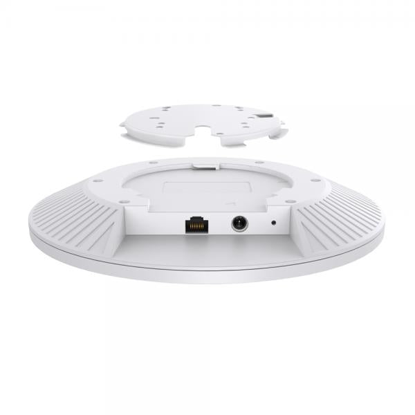 TP-Link - EAP773 - BE + AX Ceiling Mount Tri-Band Wi-Fi 7 Access Point, 1x 10G RJ45 Port, 574Mbps at 2.4 GHz + 2880 Mbps at 5 GHz-1 + 5760 Mbps at 6 GHz, High Density connectivity (2000+ Cl [EAP773]