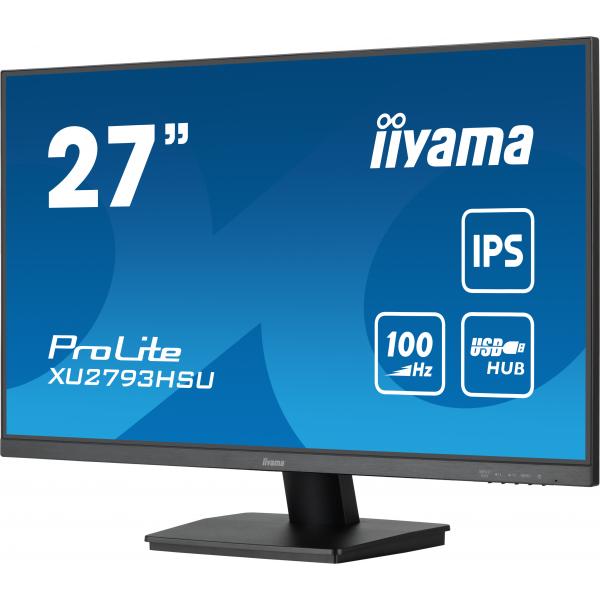 iiyama ProLite Monitor PC 68,6 cm (27") 1920 x 1080 Pixel Full HD LED Nero [XU2793HSU-B6]