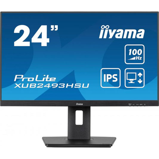 iiyama ProLite Monitor PC 60,5 cm (23.8") 1920 x 1080 Pixel Full HD LED Nero [XUB2493HSU-B6]