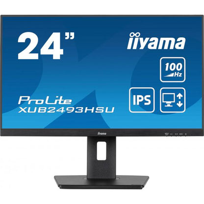 Iiyama ProLite 24 pulgadas - Monitor LED IPS Full HD - 1920x1080 - Pivotante / HAS [XUB2493HSU-B6] 