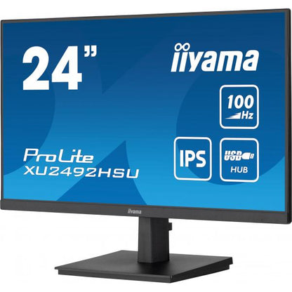 iiyama ProLite Monitor para PC 60,5 cm (23.8") 1920 x 1080 Pixeles Full HD LED Negro [XU2492HSU-B6] 