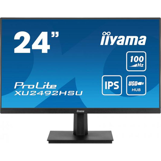 iiyama ProLite Monitor para PC 60,5 cm (23.8") 1920 x 1080 Pixeles Full HD LED Negro [XU2492HSU-B6] 