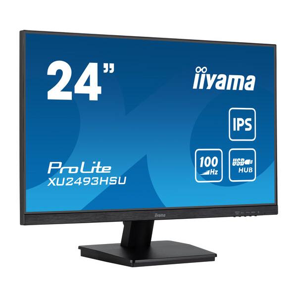 iiyama ProLite XU2493HSU-B6 Monitor PC 61 cm (24") 1920 x 1080 Pixel Full HD LED Nero [XU2493HSU-B6]