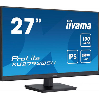 Iiyama ProLite 27 inch - Quad HD IPS LED Monitor - 2560x1440 [XU2792QSU-B6]