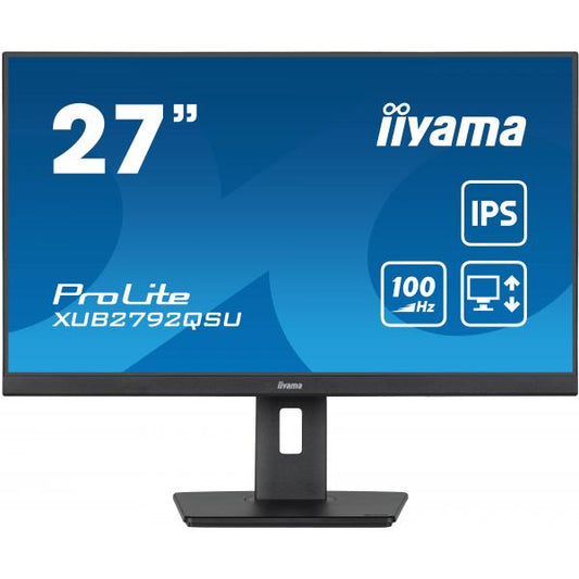 iiyama ProLite Monitor PC 68,6 cm (27") 2560 x 1440 Pixel Full HD LED Nero [XUB2792QSU-B6]
