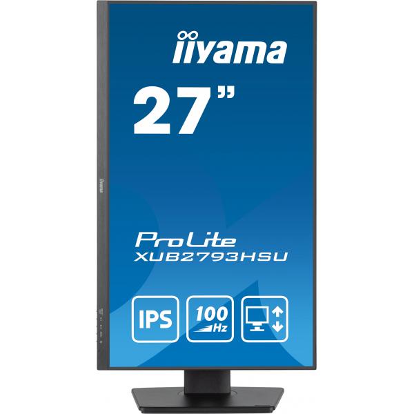 iiyama ProLite Monitor PC 68,6 cm (27") 1920 x 1080 Pixel Full HD LED Nero [XUB2793HSU-B6]