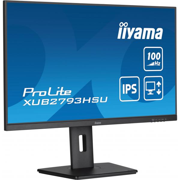 iiyama ProLite Monitor PC 68,6 cm (27") 1920 x 1080 Pixel Full HD LED Nero [XUB2793HSU-B6]