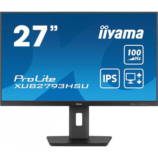 iiyama ProLite Monitor PC 68,6 cm (27") 1920 x 1080 Pixel Full HD LED Nero [XUB2793HSU-B6]