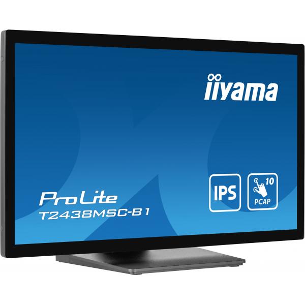 Iiyama ProLite 24 inch - Full HD IPS LED Touch Monitor - 1920x1080 [T2438MSC-B1]