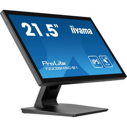 iiyama ProLite T2238MSC-B1 Monitor PC 54,6 cm (21.5") 1920 x 1080 Pixel Full HD LED Touch screen Nero [T2238MSC-B1]