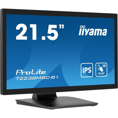 iiyama ProLite T2238MSC-B1 Monitor PC 54,6 cm (21.5") 1920 x 1080 Pixel Full HD LED Touch screen Nero [T2238MSC-B1]