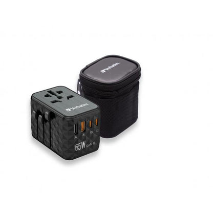 VERBATIM ADATTATORE UNIVERSALE DA VIAGGIO UTA-05 GAN III UNIVERSAL TRAVEL ADAPTER WITH 2 X USB-C PD [32120]