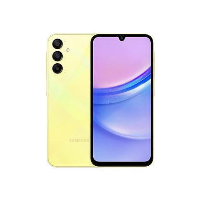 Samsung Galaxy A15 16,5 cm (6.5") SIM dual híbrida 4G USB Tipo C 4 GB 128 GB 5000 mAh Amarillo [SM-A155FZYDEUE]