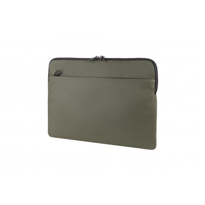 FUNDA TUCANO PARA MACBOOK AIR 15" Y PORTÁTIL HASTA 14", IMPERMEABLE, CON BOLSILLO PARA ACCESORIOS, VERDE MIL [BFGOM1314-VM]