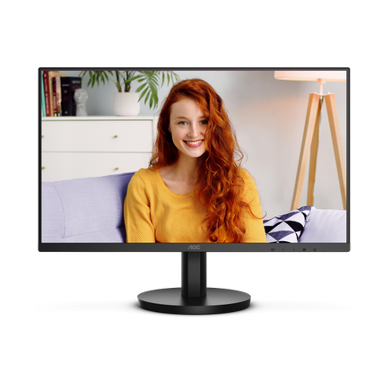 AOC MONITOR 23,8 LED VA FHD 16:9 250 CDM, 100HZ, VGA/HDMI, MULTIMEDIALE [24B3HMA2]