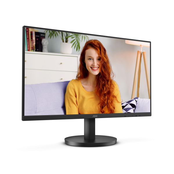 AOC MONITOR 23,8 LED VA FHD 16:9 250 CDM, 100HZ, VGA/HDMI, MULTIMEDIALE [24B3HMA2]