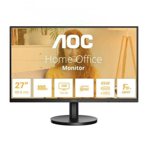 AOC 27B3CA2 Monitor PC 68,6 cm (27") 1920 x 1080 Pixel Full HD LED Nero [27B3CA2]