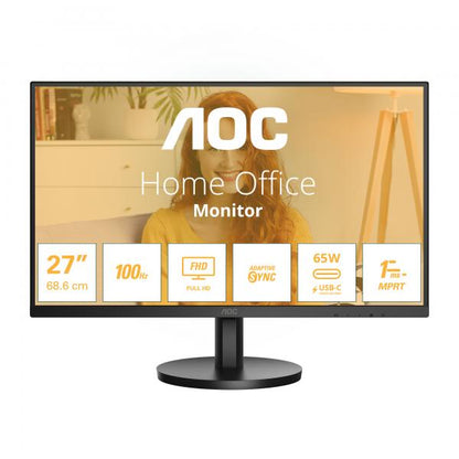 MONITOR AOC 27 LED IPS FHD 16:9 4MS 250 CDM, 100HZ, DOCK USB-C, HDMI [27B3CA2]