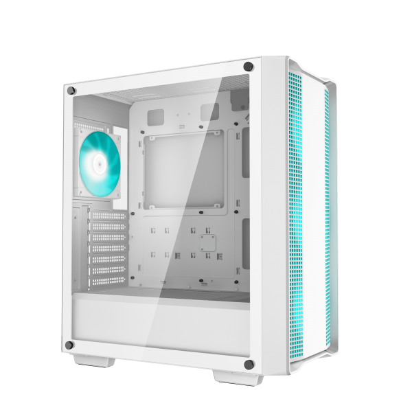 DEEPCOOL CASE MID TOWER CC560 V2 BLANCO 3+1x120 LED VENTILADOR TG [R-CC560-WHGAA4-G-2] 