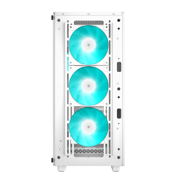 DEEPCOOL CASE MID TOWER CC560 V2 WHITE 3+1x120 LED FAN TG [R-CC560-WHGAA4-G-2]