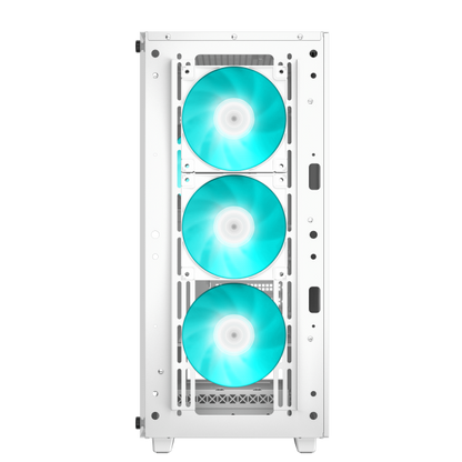 DEEPCOOL CASE MID TOWER CC560 V2 WHITE 3+1x120 LED FAN TG [R-CC560-WHGAA4-G-2]