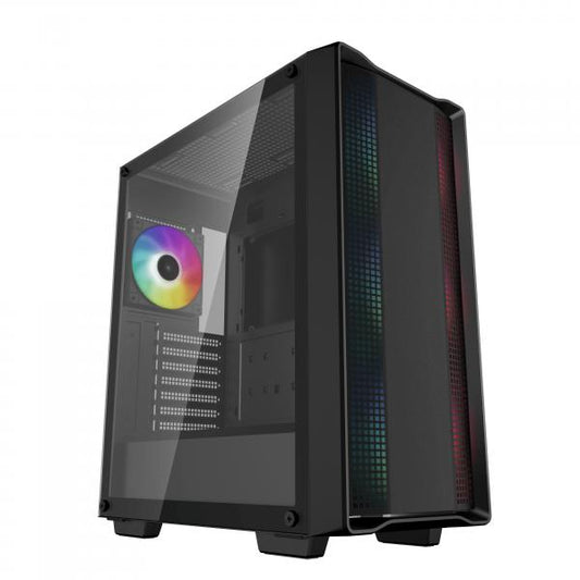 DEEPCOOL CASE MID TOWER CC560 ARGB V2 BLK 3+1x120 ARGB FAN TG [R-CC560-BKTAA4-G-2]