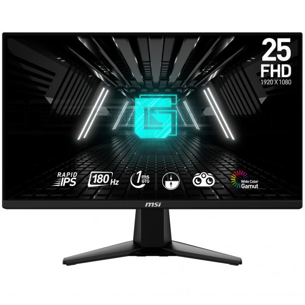 MSI MONITOR GAMING G255F 24.5'' 1920x1080 FHD 16:9 RAPID IPS FLAT 180Hz SYN [G255F]