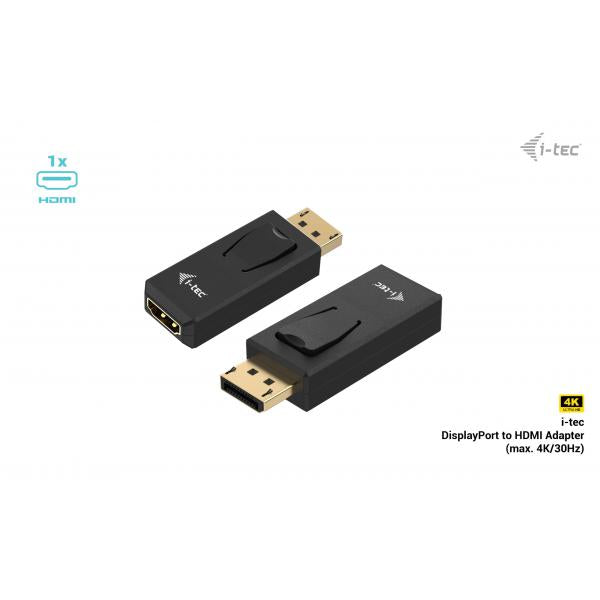 i-tec Passive DisplayPort to HDMI Adapter (max 4K/30Hz) [DP2HDMI4K30HZ]