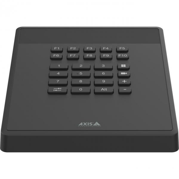 AXIS TU9003 Keypad permette di navigare rapidamente tra aree di lavoro, telecamere, visualizzazioni e preimpostazioni PTZ. 02476-001 [02476-001]